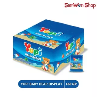 YUPI BABY BEAR DISPLAY 1 BOX ISI 24 SACHET 168 GR - PERMEN JELLY BEAR