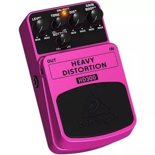 Efek Gitar Behringer HD300 HD-300 HD 300 Heavy Metal Distortion Effects Pedal