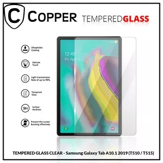 Samsung Tab A 10,1 2019 (T510) - COPPER Tempered Glass Full Clear