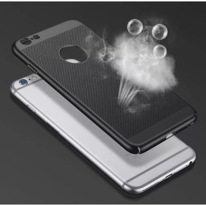 Hard Case Cover Belakang Slim Matte Heat Dissipation untuk Apple iPhone 5 6 7 5S 6S 7 Plus