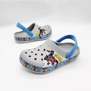 CROCS SANDAL ANAK SPIDE-MAN CLOG KIDS ORIGINAL - ABU PROMO