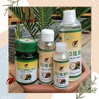 VCO CAIR DAN KAPSUL 100% ORIGINAL BPOM / SR12 VIRGIN COCONUT OIL / MINYAK KELAPA ASLI / IMUN TUBUH