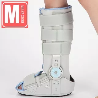 Ankle Walker Boot Rom Inflatable Brace With Range of Motion Control