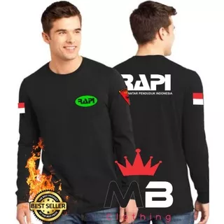 Kaos RAPI Tangan panjang || KAOS RADIO ANTAR PENDUDUK INDONESIA || BAJU RAPI