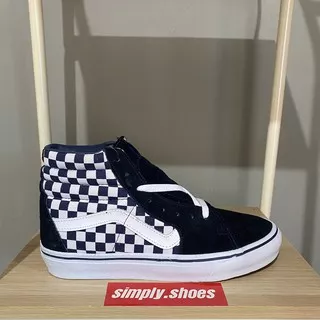 [BISA COD] SEPATU VANS SK8 HI JAPAN INDIGO DREES BLUE WHITE PREMIUM HIGH QUALITY WAFFLE DT