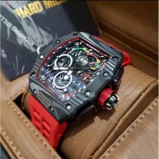 JAM TANGAN RM 50-03/01 RUBBER | RM MCLAREN 50-03/01 TALI KARET AUTOMATIC