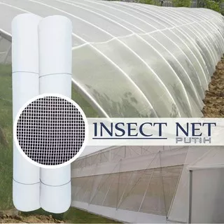Insect Net - Screen Net - Kelambu - Jaring Penghalang Serangga - Hama Lebar 1 Meter Mesh 50 Putih