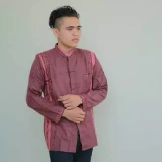 Busana Muslim Lengan Panjang Fashion Pria Baju Koko Jasko Jas Koko Baju Murah Tanah Abang JPB 022