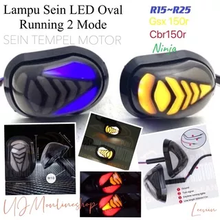 Sein Tempel Lampu Sen Tempel Led Oval Running R15 v3/Cbr150r/Gsx150/Cbr lokal/Cbr thailand/Ninja 250