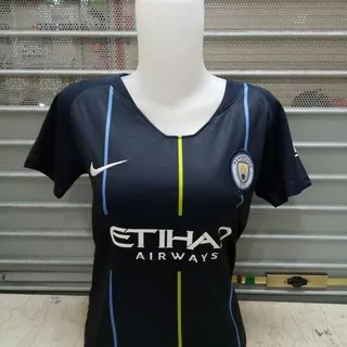 Jersey Kaos Baju Bola Ladies  Wanita City Away 18/19 2018/2019 Grade Ori