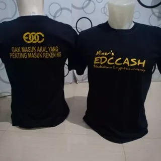 Baju Kaos Pria Wanita Kaos MINER`S EDCCASH Kaos Murah Kaos Distro Murah Kaos Keren Kaos Komunitas