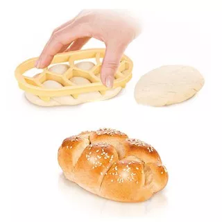 CETAKAN ROTI MANIS KEPANG - BRAID BREAD CUTTER - BRAIDED BUN STAMP - CHALLAH BUN BREAD MOULD