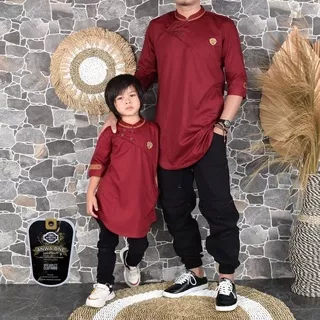 BAJU KOKO COUPLE AYAH ANAK ANAK / KOKO COUPLE LENGAN PENDEK LENGAN 3/4 / BAJU KURTA COUPLE AYAH DAN ANAK / BAJU KOKO PRIA / BAHAN TOYOBO / BAJU SHOLAT PRIA ANAK / BAJU SHOLAT AYAH / FASION MUSLIM PRIA