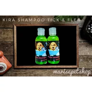 Shampo kutu kucing - shampo kutu anjing tick and fleas - kira pet shampoo