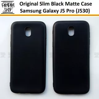 Soft Case Slim Black Matte Samsung J5 Pro J530 2017 Ultrathin Ultra Thin Silikon Hitam Blackmatte