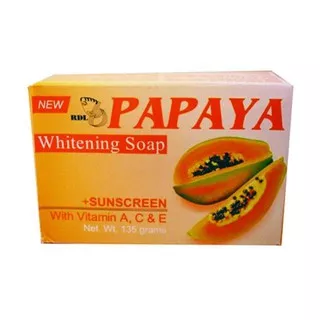 RDL Papaya Whitening Soap 135gr - RDL Pepaya - Sabun Pepaya