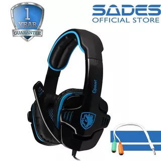 Headset Sades SA-708 Original Gaming Stereo Sound I0H8 HeadsetGaming Microphone Gaming Headset Terba