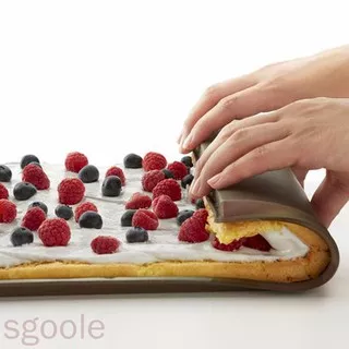 Silicone Baking Pad Multi-functional Cake Tray Pan Mat Painted Pad Pastry Swiss Roll Baking