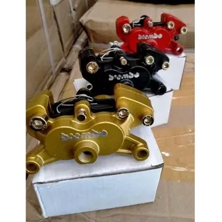 KALIPER BREMBO 4 PISTON MODEL STANDAR KALIPER RACING MIO ADV PCX NMAX