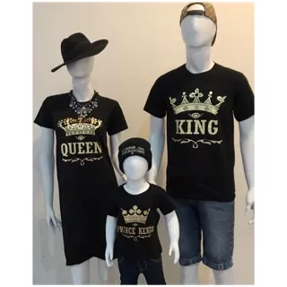 Kaos KING QUEEN/ BLTEE/ BRANDED TEE/ T-SHIRT/ TUMBLR TEE/ T-shirt/ TEE/ Kaos Lebaran/ Baju Lebaran