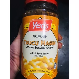 Tauco Yeos Malaysia 450 gr - Tauco Asin - Taucu Masin - Salted Soya Beans