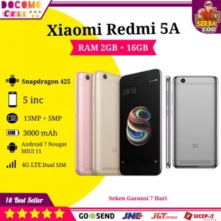 PROMO HP Handphone Xiaomi Xiomi Redmi 5a 4G  RAM 2/16 Second Seken GAMING Murah GARANSI
