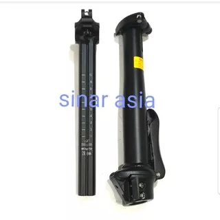 Handlepost folding alloy 28.6mm include tiang stang (1set ) - adjustable