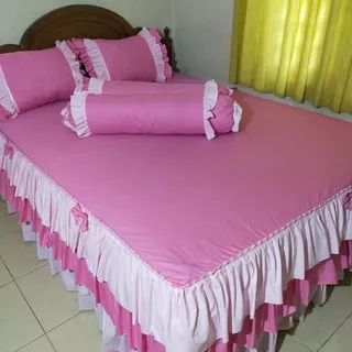 Sprei rumbai susun 3 pengantin mewah custom