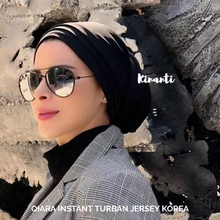 QIARA TURBAN INSTAN JERSEY KOREA/INSTANT TURBAN/TURBAN OLAHRAGA/TURBAN SENAM/TURBAN YOGA/INNER HIJAB