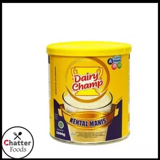Bahan Dasar / Susu kental manis krimer dairy champ / 1kg / Halal