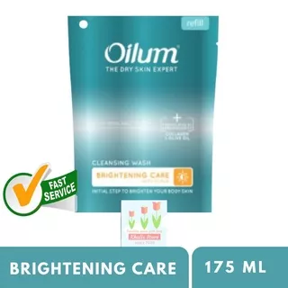 Oilum Brightening Care Scrub Body Wash Collagen Cair refill 175ml