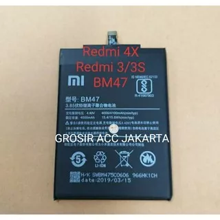 BATERE BATERAI BATTERY BATRE XIAOMI REDMI 3S 3PRO 3X BM47 REDMI 3 PRO REDMI 3X REDMI 3