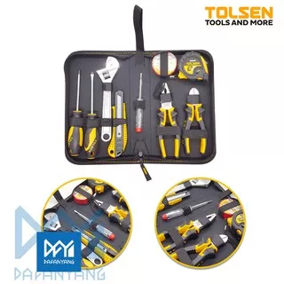 TOLSEN 9Pcs Hand Tools Set 85301 | Perkakas Tools Set