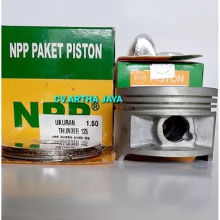 PISTON KIT NPP SUZUKI THUNDER /  THUNDER 125 ( STD / 050 / 100 / 150 / 200 ) ( 57 / 57,5 / 58 / 58,5 / 59 ) (100-21F00-NPP)