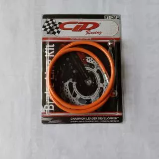 SELANG REM CAKRAM CLD TYPE RACING UK 91cm(Cakram Depan) ORANGE,HITAM,HIJAU