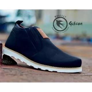 [ uawshoesofficial ] ORIGINAL SEPATU MOOFEAT GIBSON - Sepatu Santai Pria Slip On Original Casual