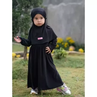 Gamis anak BERGO SATU SET HIJAB 1-3 TAHUN | gamis dan hijab | gamis lucu gamis bayi jersey premium | baju setelan anak perempuan | gamis anak syar`i syari | baju muslim set gamis anak best seller