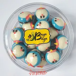 Coklat Karakter Doraemon 200gr - Premium HALAL MUI Dinkes PIRT coklat toples kiloan Chocolate