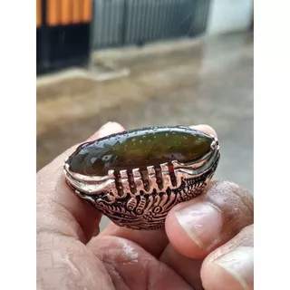 cincin batu pandan lumut sedia pandan lumut lawas sedia bacan permata garnet anggur pirus persia