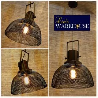 Lampu gantung cafe IRON CAGE ADJUSTABLE pendant light