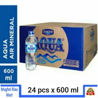 Aqua Air Mineral Botol 24 pcs x 600ml