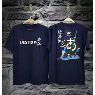 KAOS T-SHIRT/KAOS SAMURAI DESTROY/KAOS TULISAN KANJI JEPANG/KAOS DESAIN JEPANG/BAJU KAOS DISTRO BANDUNG/KAOS TERBARU/KAOS PRIA KEKINIAN/KAOS POLOS/KAOS GAMBAR/KAOS ATASAN/KAOS TERMURAH/KAOS TERLARIS -