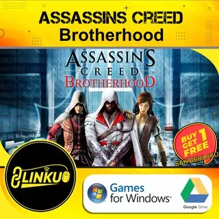 Link Assassins Creed Brotherhood PC + BONUS 1 GAME ~ AC Brotherhood pc ~ Asasin cred Assasin Asassins AC ~ Game Pc ~  Game Laptop ~ Link Download