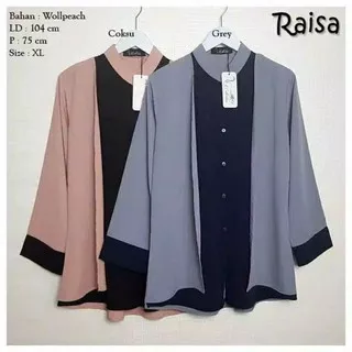 Tunik ala Korea  muslim top// tunik  Raisa tunik 