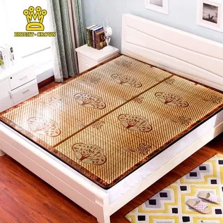 Tikar Bambu TATAMI BRIGHTCROWN TIkar Lipat Bambu 180x200 piknik lesehan Bisa pilih motif Om Karpet