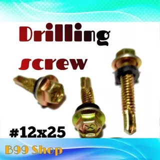 Baut Drilling / Baut Roofing / Baut Baja Ringan 1 inch (12x25)