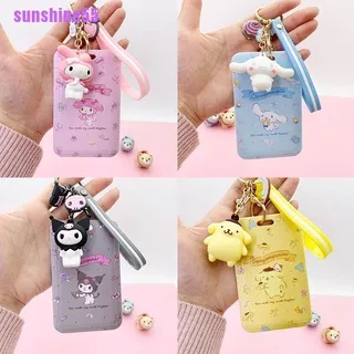 [sunshine55]Cartoon ID Card Holder Students Bus Card Case Hand Rope Identity Cards Cover