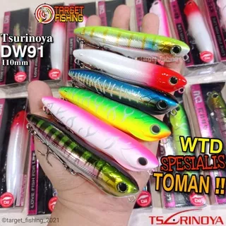 Pencil WTD Tsurinoya DW91 - Umpan Casting Toman 18gram Lure Top Water