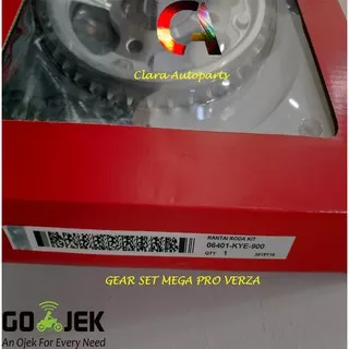 GEAR SET MEGAPRO KYE GEAR SET VERZA GIRSET VERZA GIRSET MEGAPRO RANTAI GEAR VERZA MEGAPRO