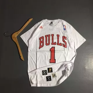 Kaos Tshirt Adidas NBA Bulls 1 Rose